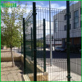 2016 hot selling ISO certification2.2x3.5m pvc coating curvy welded wire mesh fence